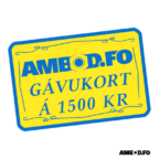 Gávukort 1500 Kr